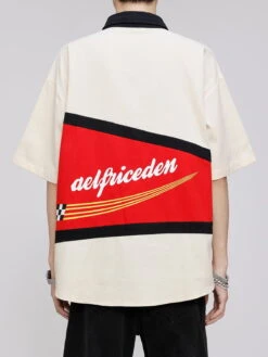 Aelfric Eden Patchwork Short Sleeve Shirt -Aelfric Eden Shop 032800426