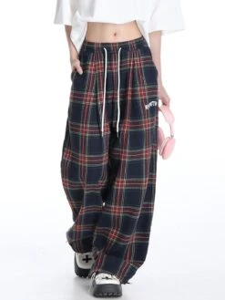 Aelfric Eden Plaid Tapered Leg Pants