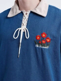 Aelfric Eden Floral Embroidery Denim Polo Tee 15 Aelfric Eden Floral Embroidery Denim Polo Tee -Aelfric Eden Shop 090413467 f8547569 4b5a 451a bacf ecf87eead3d2