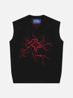 Aelfric Eden Cut-out Jacquard Sweater Vest