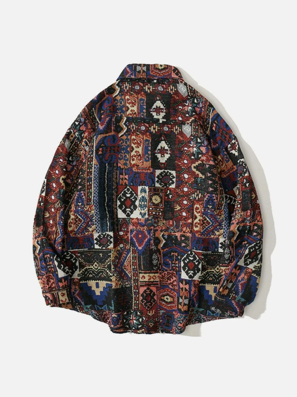 Aelfric Eden Vintage Geometric Embroidery Long Sleeve Shirt 6 Aelfric Eden Vintage Geometric Embroidery Long Sleeve Shirt - Image 4