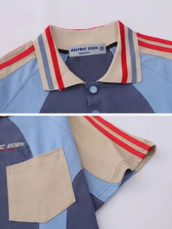 Aelfric Eden Color Blocking Polo Tee -Aelfric Eden Shop 1016