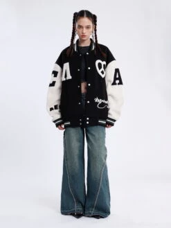 City Of Love Basic Varsity Jacket -Aelfric Eden Shop 10LDG002010