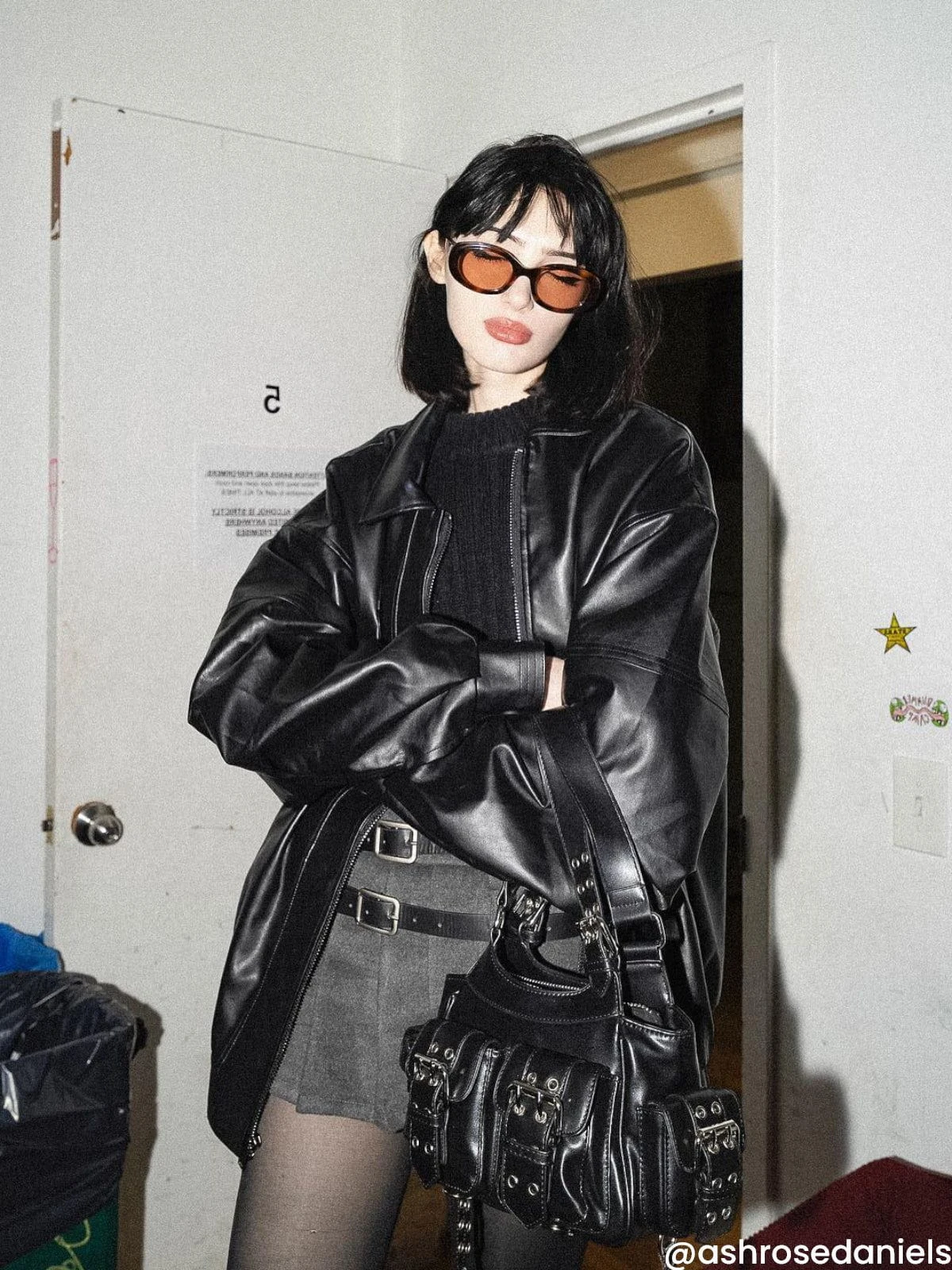 City Of Love Zip Up Ruched Leather Jacket 3 City Of Love Zip Up Ruched Leather Jacket