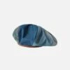 Denim Colorblock Vintage Painter Beret