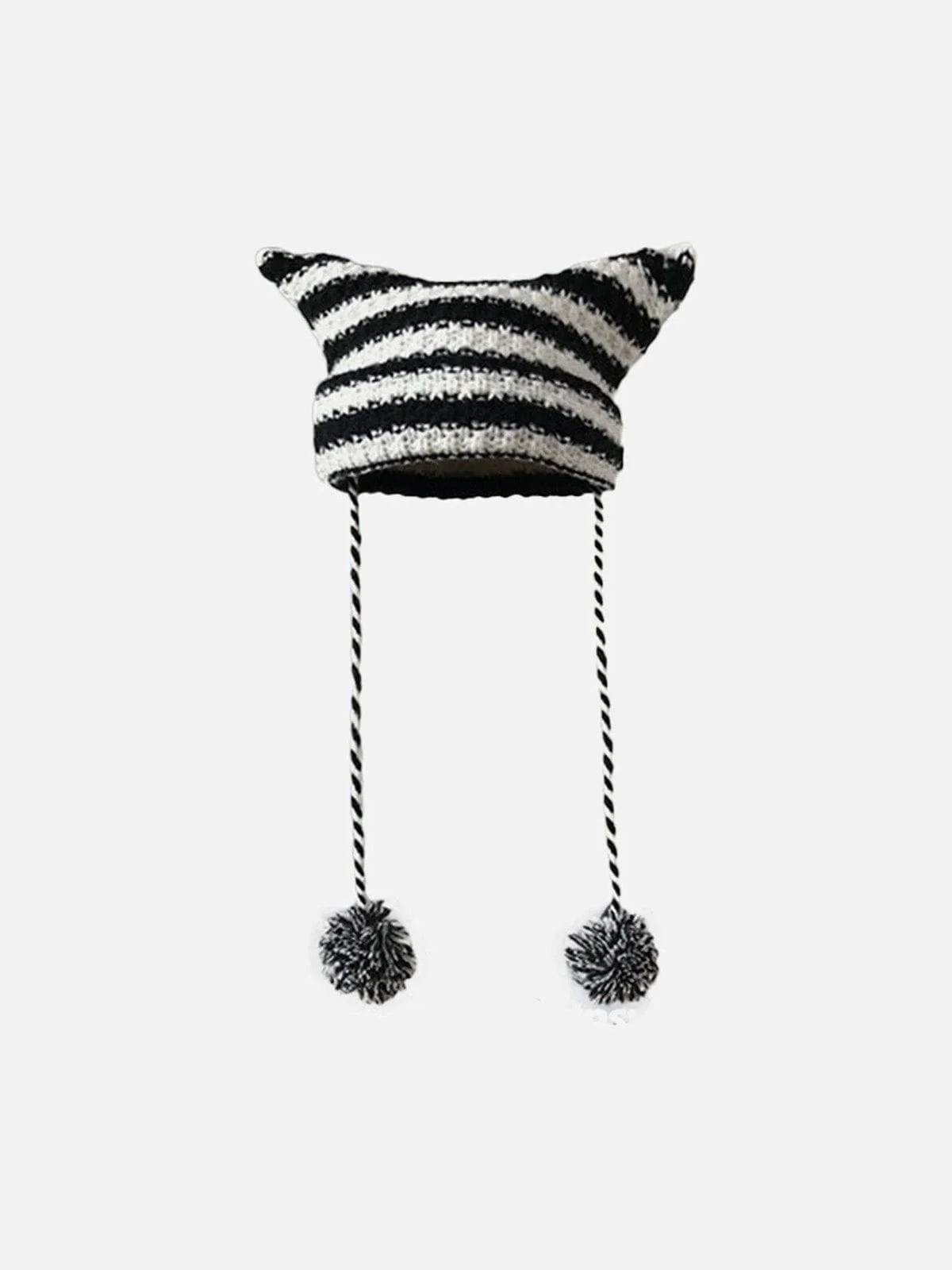 Striped Little Devil Cat Ear Hat 3 Striped Little Devil Cat Ear Hat
