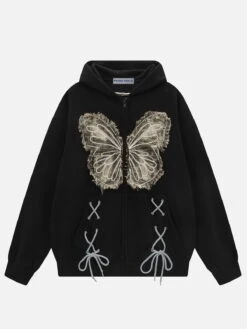Aelfric Eden Fringe Washed Butterfly Hoodie -Aelfric Eden Shop 13a3dfa2f2dede7dfd6931ff86cf7365