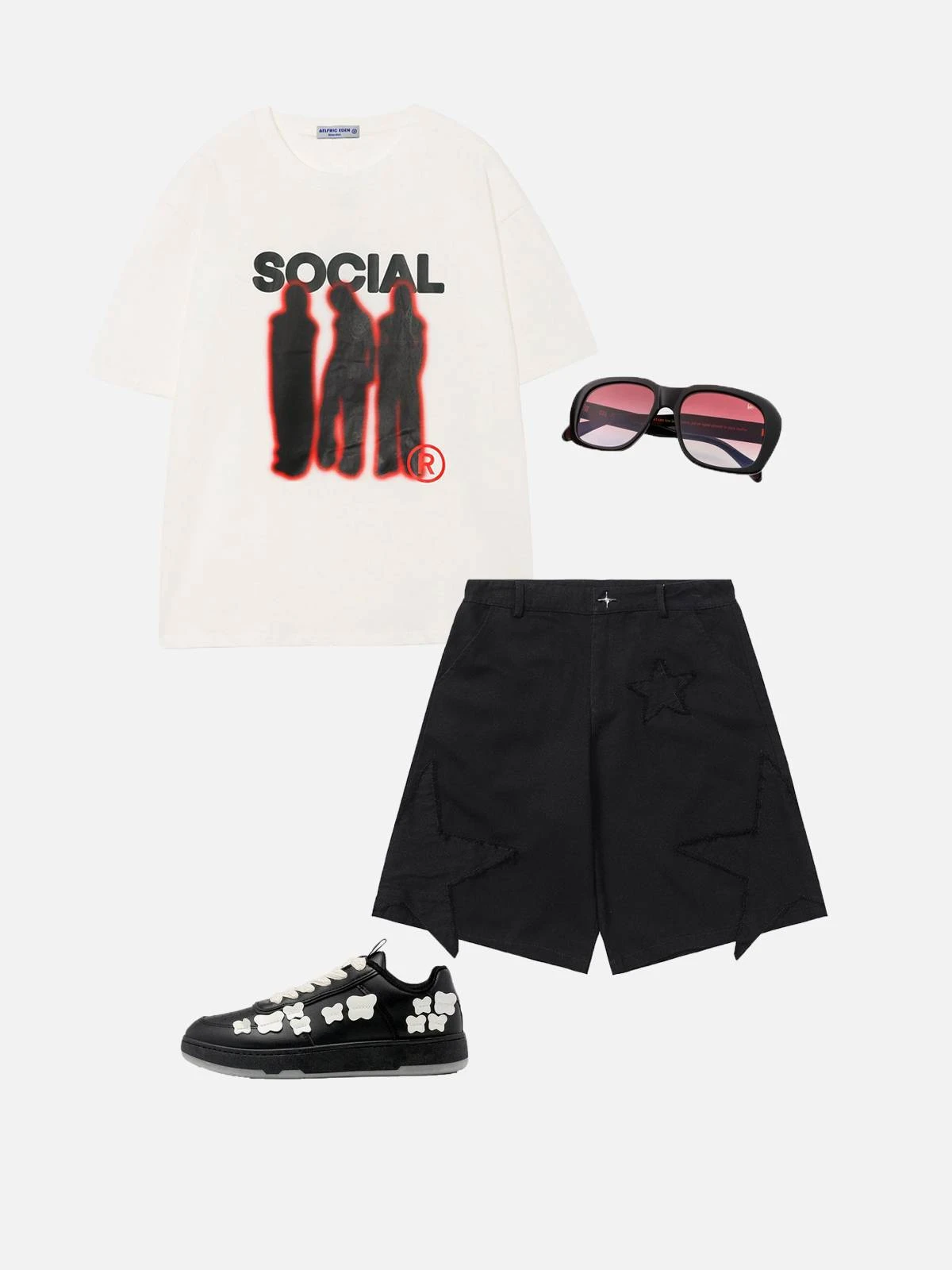 Aelfric Eden Raw Edge Star Cargo Shorts 5 Aelfric Eden Raw Edge Star Cargo Shorts - Image 3