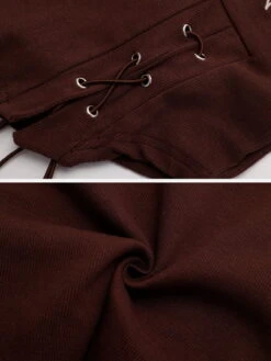 Embroidery Side Drawstring Fold-over Star Shirt -Aelfric Eden Shop 1 03354676 fea3 4c22 b4b7 db38beb39ffd