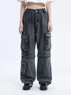 Aelfric Eden Knee Zip Up Loose Jeans -Aelfric Eden Shop 1 2 160fb6cb 7f09 4e33 9f35 b1d9ef3bf24c