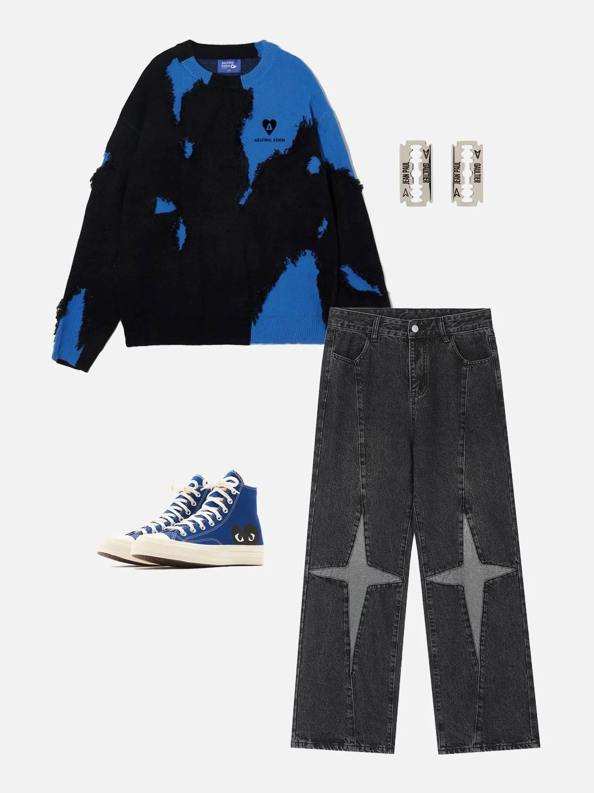 City Of Love Color Blocking Distressed Sweater 5 City Of Love Color Blocking Distressed Sweater - Image 3