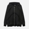 Aelfric Eden Washed Patchwork ZIP UP Hoodie