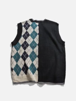 Aelfric Eden Stitching Diamond Pattern Sweater Vest -Aelfric Eden Shop 1 cd9cc468 e6a7 4485 8c0c 37a264336828