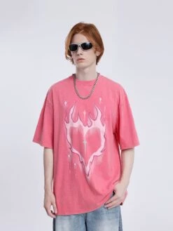 Aelfric Eden Love Flame Print Tee -Aelfric Eden Shop 1 d4a707a3 f983 4339 8182 b0c37ab049ea