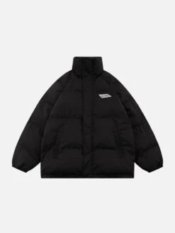 Aelfric Eden Solid Stand Collar Puffer Jacket