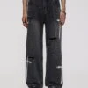 Aelfric Eden Hand Painted Cross Hole Straight Jeans 1 Aelfric Eden Hand Painted Cross Hole Straight Jeans -Aelfric Eden Shop 1 fd492a76 b452 4081 bb0a 4758f19e9d40