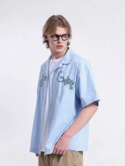 Aelfric Eden Embroidery Anchor Short Sleeve Shirt -Aelfric Eden Shop 2024203 02224