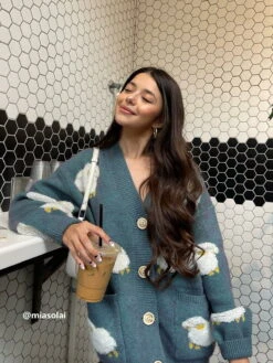 Aelfric Eden Little Lamb Knit Cardigan