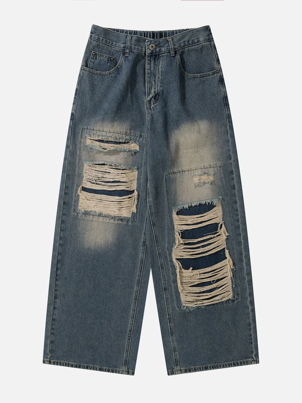 Aelfric Eden Distressed Design Loose Jeans@katttrod 4 Aelfric Eden Distressed Design Loose Jeans@katttrod - Image 2