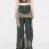 Aelfric Eden Distressed Effect Patchwork Star Denim Jeans