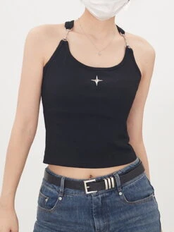 Metal Accessories Solid Tank Top -Aelfric Eden Shop 2AGZ055829 MetalAccessoriesSolidTankTop 7