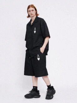 Aelfric Eden Love & Peace Solid Texture Shorts -Aelfric Eden Shop 2 cfac5fc7 69f4 4a7e b853 5b936a7438f4