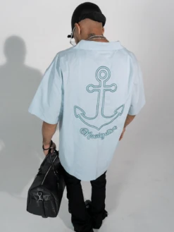 Aelfric Eden Embroidery Anchor Short Sleeve Shirt -Aelfric Eden Shop 2 f15ac5c8 54c5 440e 8da2 95a3b4d5298f