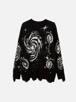 Aelfric Eden Starry Night Jacquard Knit Sweater -Aelfric Eden Shop 32129