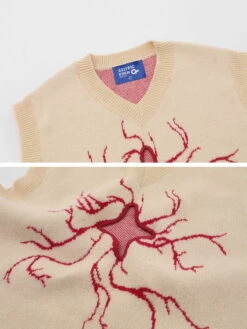 Aelfric Eden Cut-out Jacquard Sweater Vest -Aelfric Eden Shop 3E3A7735