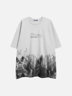 [Pre-Order] Aelfric Eden Snow Mountain Graffiti Graphic Tee