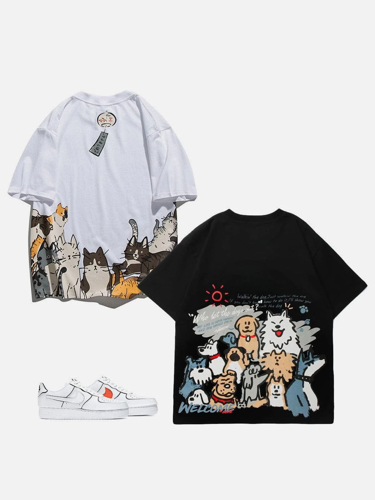 Aelfric Eden Campanula Cat Graffiti Graphic Tee 7 Aelfric Eden Campanula Cat Graffiti Graphic Tee - Image 5