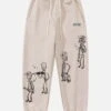 Aelfric Eden Funny Little People Print Sweatpants -Aelfric Eden Shop 3 5243b214 baf7 4703 9348 0709352e82b1