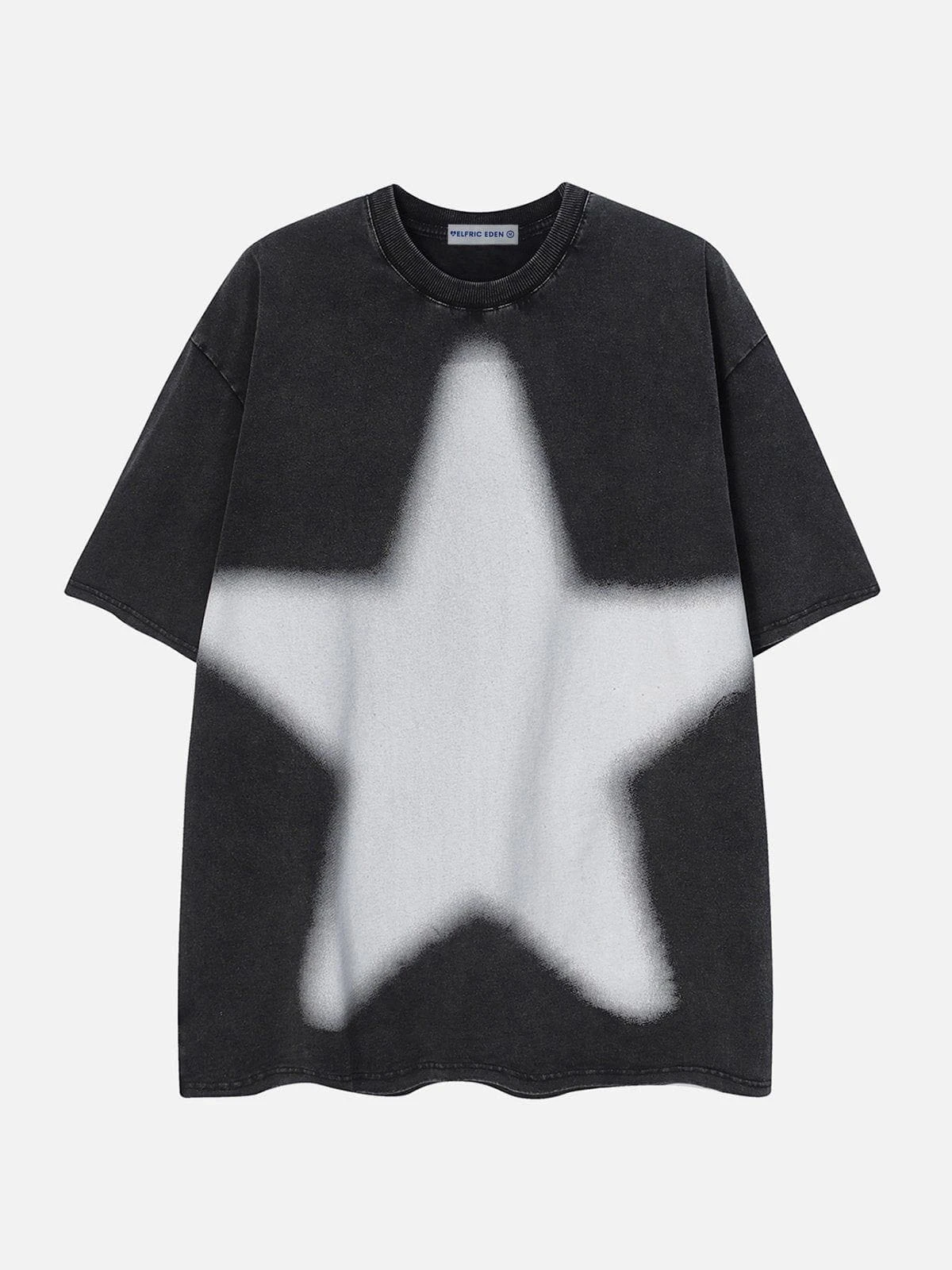 Aelfric Eden Star Print Washed Tee 4 Aelfric Eden Star Print Washed Tee - Image 2