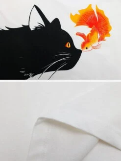 Aelfric Eden Alphabet Cat And Fish Graphic Tee -Aelfric Eden Shop 3 a8219314 bf0b 404c 8e6f 68bd9a7cd372