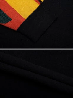 Aelfric Eden Color Blocking Cat Sweater -Aelfric Eden Shop 48564