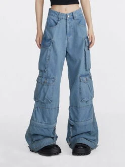 Aelfric Eden Multi Pocket Cargo Jeans @lovtune