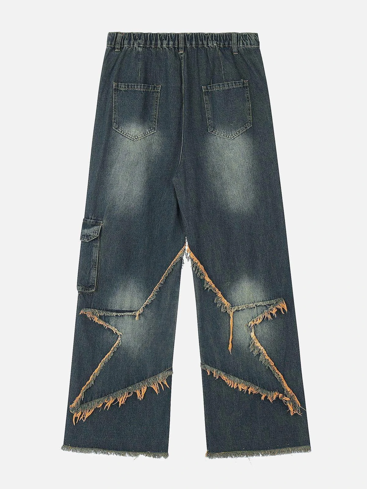 Aelfric Eden Basic Star Fringe Loose Jeans 6 Aelfric Eden Basic Star Fringe Loose Jeans - Image 4