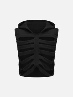 Aelfric Eden Distressed Skeleton Hooded Vest -Aelfric Eden Shop 4 ec3c8282 b1d7 4a46 9923 999ffd704af9