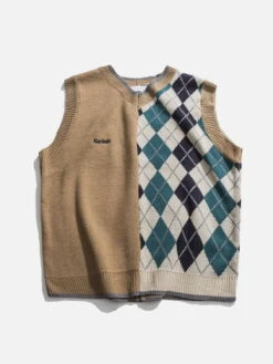 Aelfric Eden Stitching Diamond Pattern Sweater Vest -Aelfric Eden Shop 5 2080dded 368f 451a a73b e1ca6f6e143c