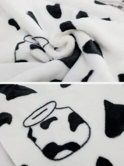 Cute Cow Pattern Sherpa Shoulder Bag 9 Cute Cow Pattern Sherpa Shoulder Bag -Aelfric Eden Shop 5 d4d34a6d c5c3 40d1 af28 40e918a41f27