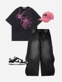 Aelfric Eden Spider Graphic Print Tee -Aelfric Eden Shop 6.21FGZ150201 EGZ241553