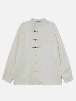 Aelfric Eden Relief Sculpture Jacquard Long Sleeve Shirt