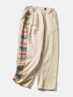 Aelfric Eden Vintage Side Rainbow Stitching Cropped Pants -Aelfric Eden Shop 6 9b7e51d0 10fd 46f8 8a7c 34687b1dd085