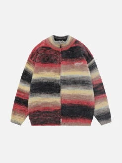 Aelfric Eden Asymmetrical Color Blocking Cardigan