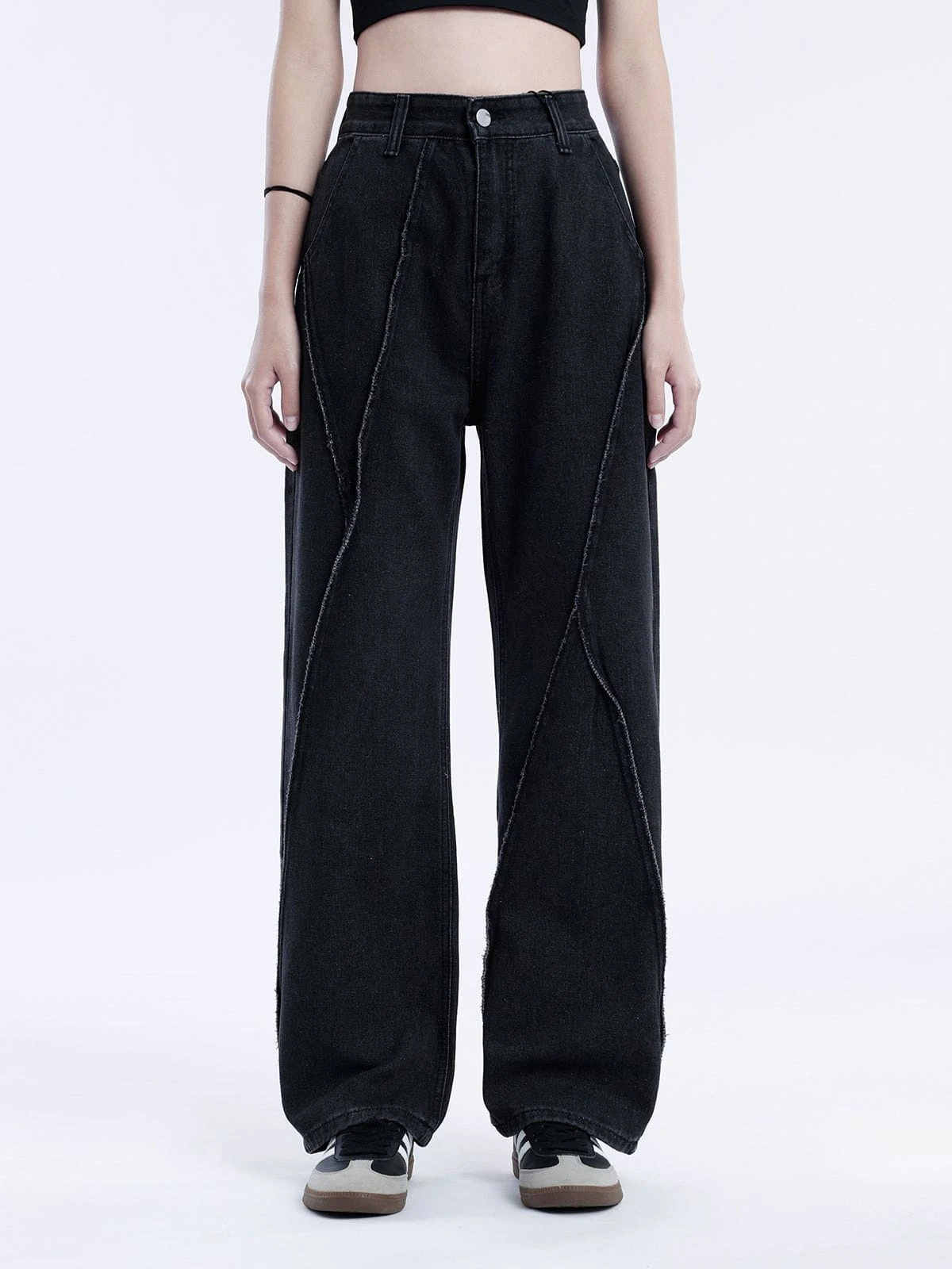 Aelfric Eden Patchwork Folds Loose Jeans 6 Aelfric Eden Patchwork Folds Loose Jeans - Image 4