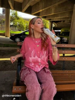 Aelfric Eden Love Flame Print Tee -Aelfric Eden Shop 8.28