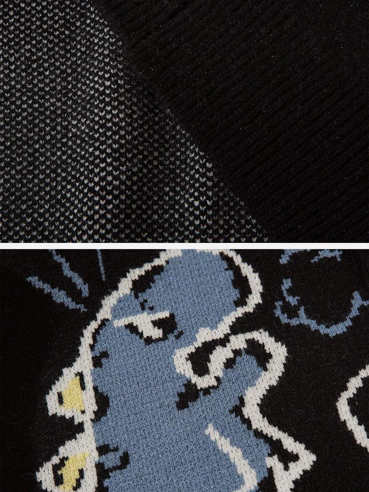 Aelfric Eden Dinosaur Cartoon Pattern Knit Cardigan 9 Aelfric Eden Dinosaur Cartoon Pattern Knit Cardigan - Image 7