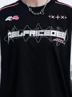 Aelfric Eden Patchwork Letter Embroidery Sweatshirt -Aelfric Eden Shop 8 23 10662