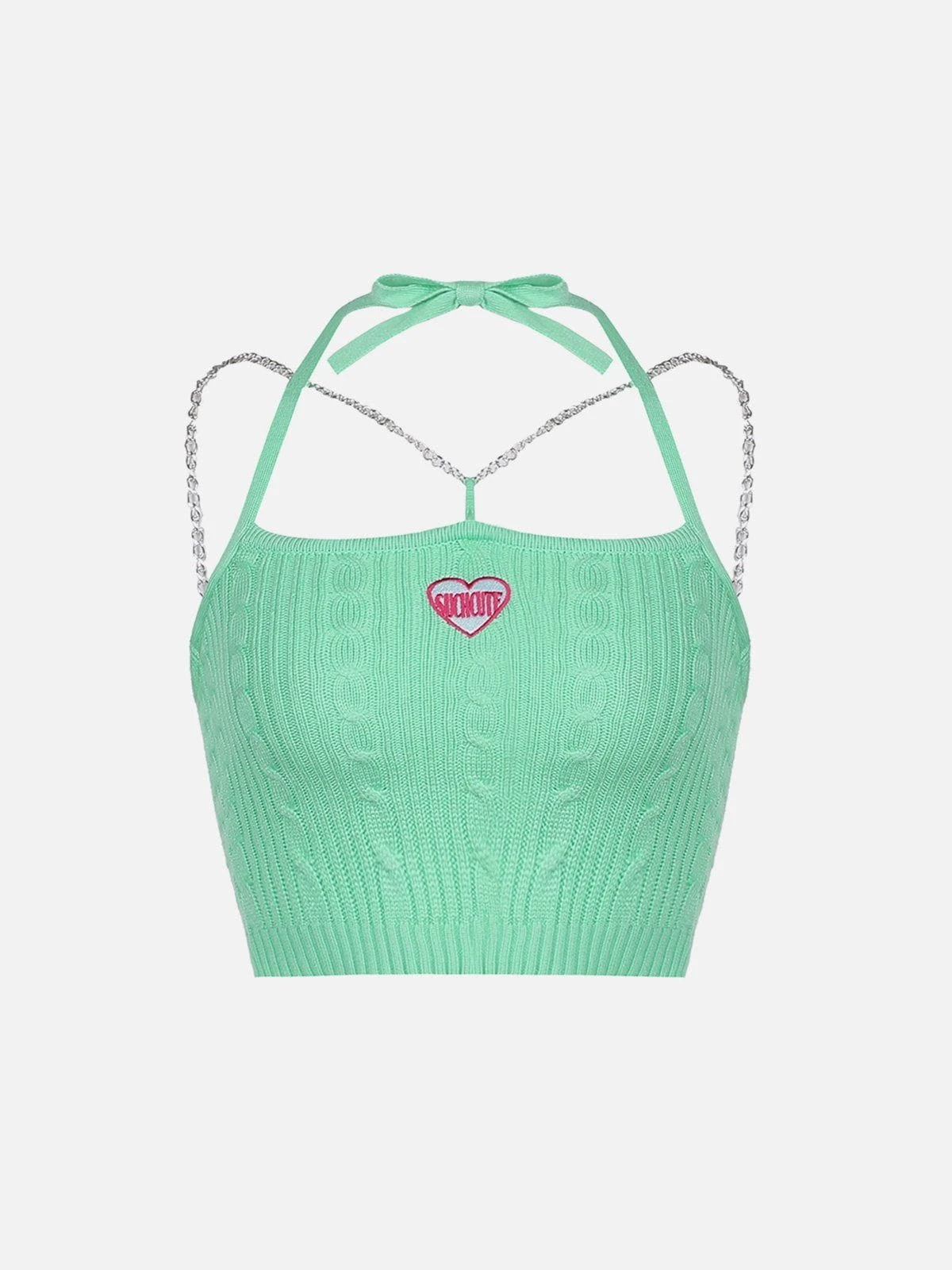 Chain Panel Halter Y2K Cami Top 4 Chain Panel Halter Y2K Cami Top - Image 2