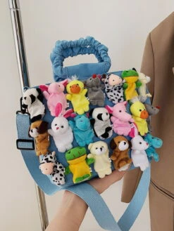 "Animal World" Doll Hand Bag -Aelfric Eden Shop 9007232022071109515862cb823e4544b